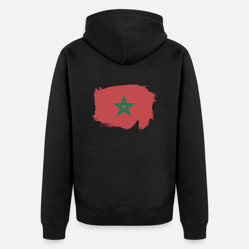 Morocco - Veste à capuche bio Premium Unisexe - noir