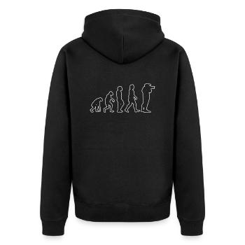 Photographer Camera Photographers funny Photography - Unisex Premium Organic Zip Hoodie - black - Back - Nico (187cm)
