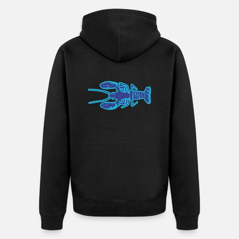 Le Homard - Veste à capuche bio Premium Unisexe - noir