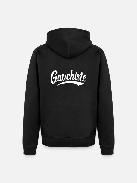 Gauchiste - Veste à capuche bio Premium Unisexe - noir