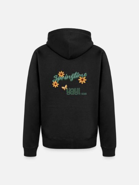 YAY, I guess - Unisex Premium Organic Zip Hoodie - black