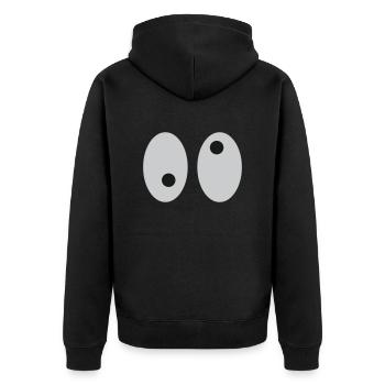 mirette - Veste à capuche bio Premium Unisexe - noir - Dos - Nico (187cm)