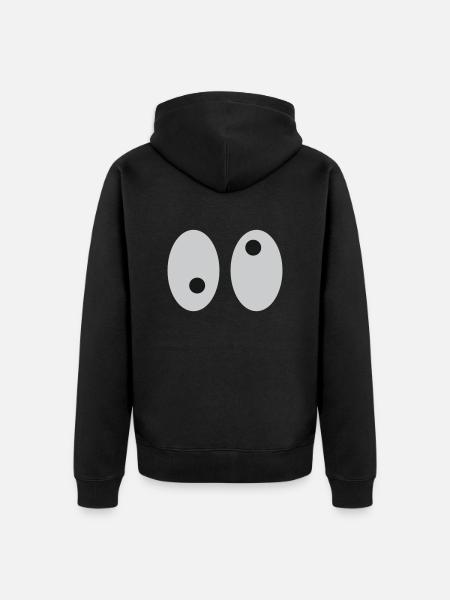 Augen Schielen - Ekologisk premiumluvjack unisex - svart
