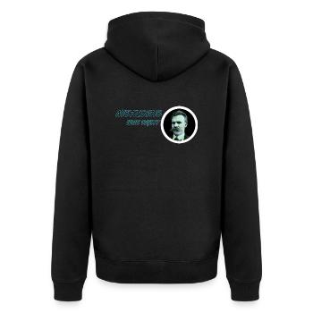 Nietzsche avait raison ! - Veste à capuche bio Premium Unisexe - noir - Dos - Nico (187cm)