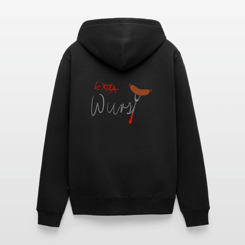 Extra Wurst Unisex Premium Bio Zip Hoodie