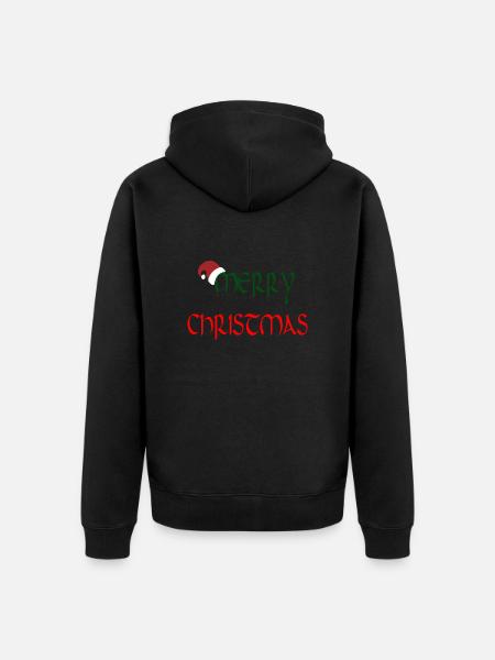 Joyeux Noël. Joyeux Noël - Veste à capuche bio Premium Unisexe - noir