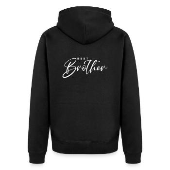 Best brother - Veste à capuche bio Premium Unisexe - noir - Dos - Nico (187cm)