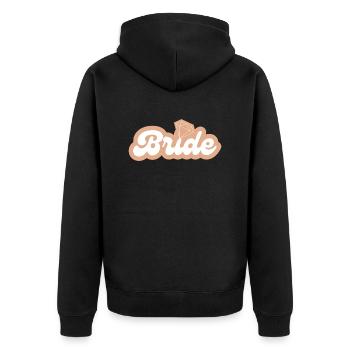 Bride - Veste à capuche bio Premium Unisexe - noir - Dos - Nico (187cm)