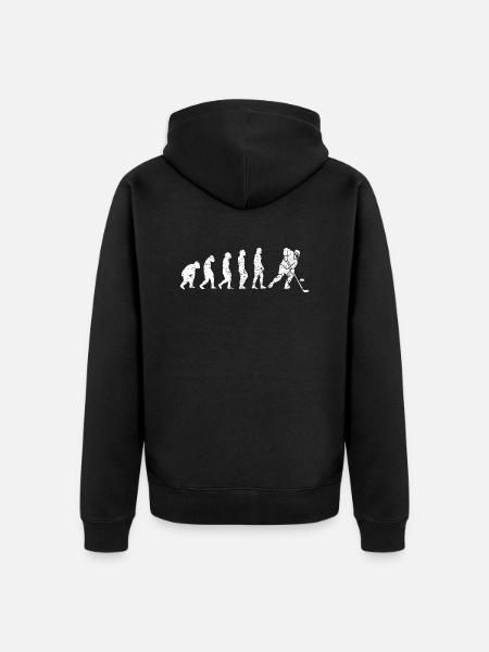 Field Hockey Hockey Player Floorball Gift Hockey - Unisex Premium Organic Zip Hoodie - black