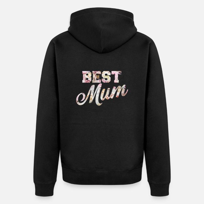 meilleure maman - Veste à capuche bio Premium Unisexe - noir