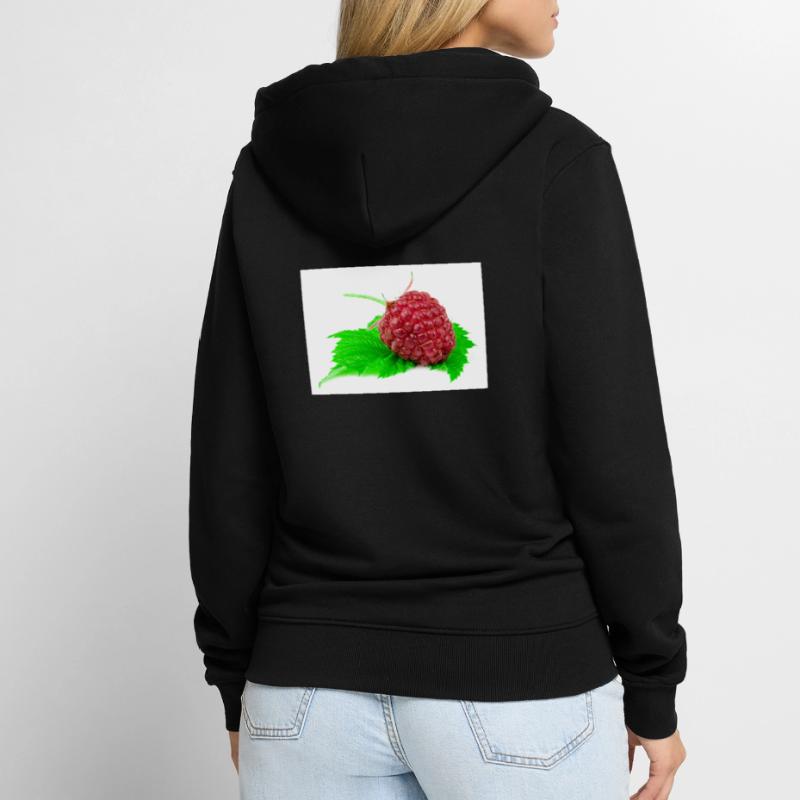 Raspberry. Raspberry Unisex Premium Organic Zip Hoodie