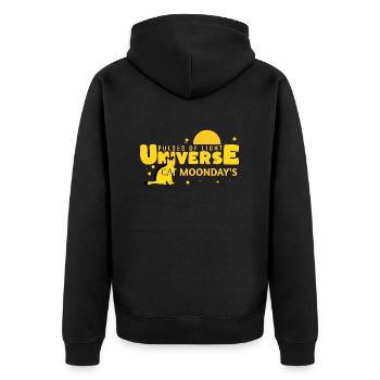 Univers - Science - Veste à capuche bio Premium Unisexe - noir - Dos - Nico (187cm)