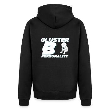 Groupe B - Veste à capuche bio Premium Unisexe - noir - Dos - Nico (187cm)