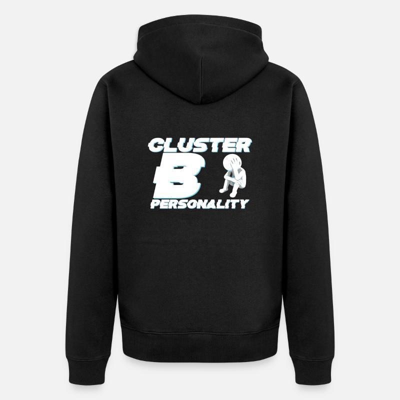 Groupe B - Veste à capuche bio Premium Unisexe - noir