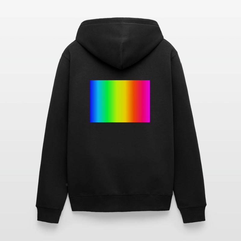 Gradient pattern in different colors Unisex Premium Organic Zip Hoodie