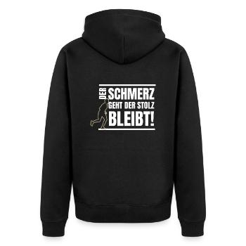 Fußball Football - Veste à capuche bio Premium Unisexe - noir - Dos - Nico (187cm)