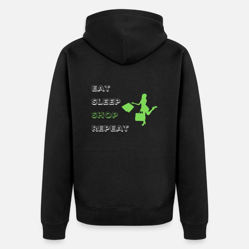 Manger Sleep Shop Répéter - Veste à capuche bio Premium Unisexe - noir
