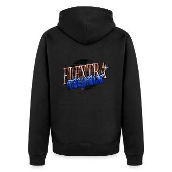 present joke alien alien lover all internet - Unisex Premium Organic Zip Hoodie - black - Back - Nico (187cm)