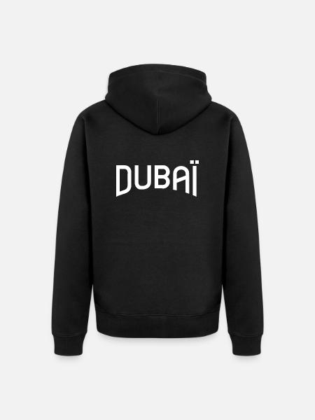 Dubaï - Veste à capuche bio Premium Unisexe - noir