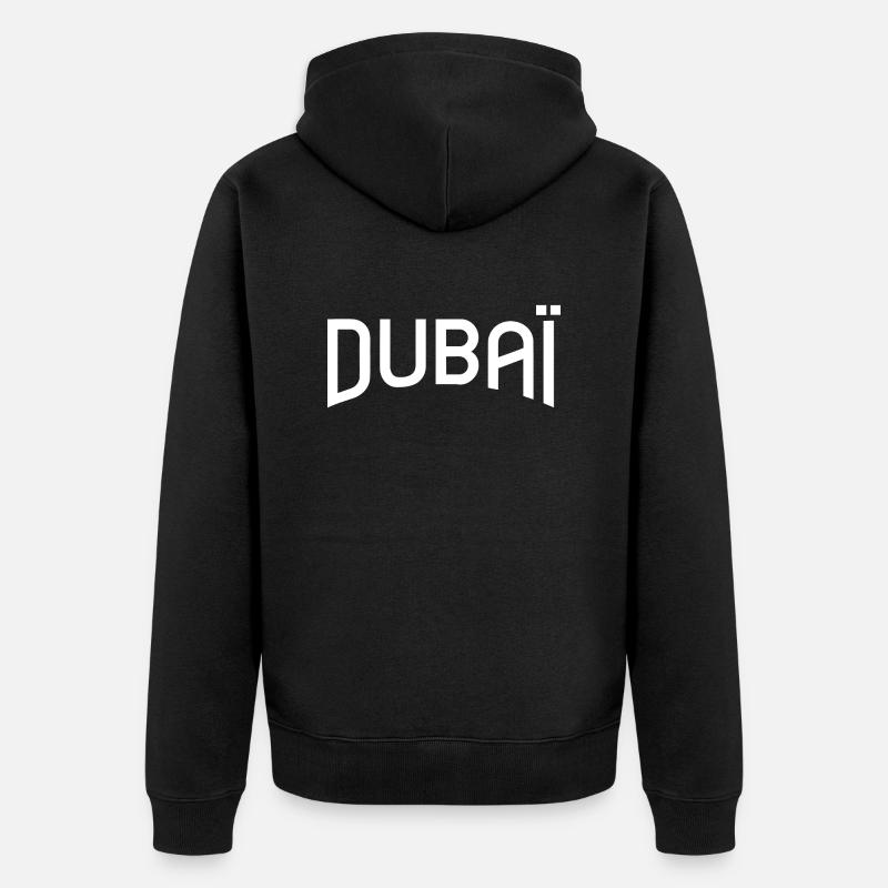 Dubaï - Veste à capuche bio Premium Unisexe - noir