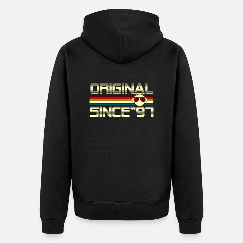 Since 97 - Veste à capuche bio Premium Unisexe - noir