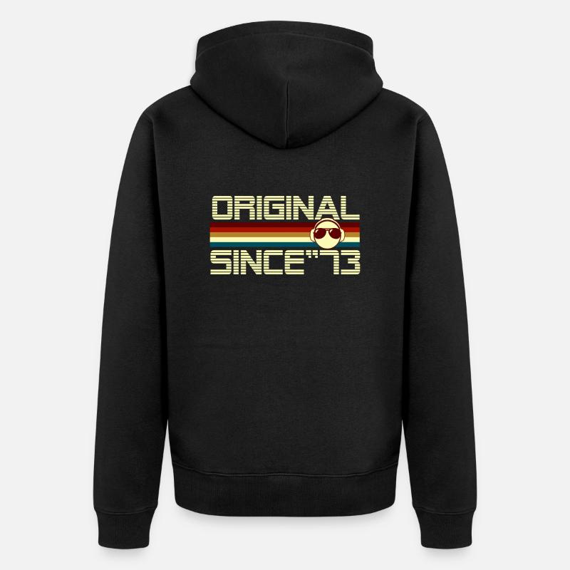 Since 73 - Veste à capuche bio Premium Unisexe - noir