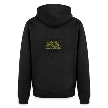 Das Wars - Möge das ABI mit uns sein - Veste à capuche bio Premium Unisexe - noir - Dos - Nico (187cm)