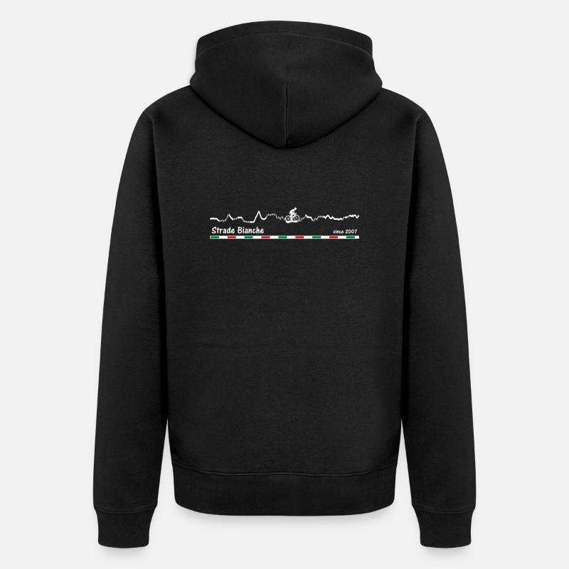 Strade Bianche - Veste à capuche bio Premium Unisexe - noir