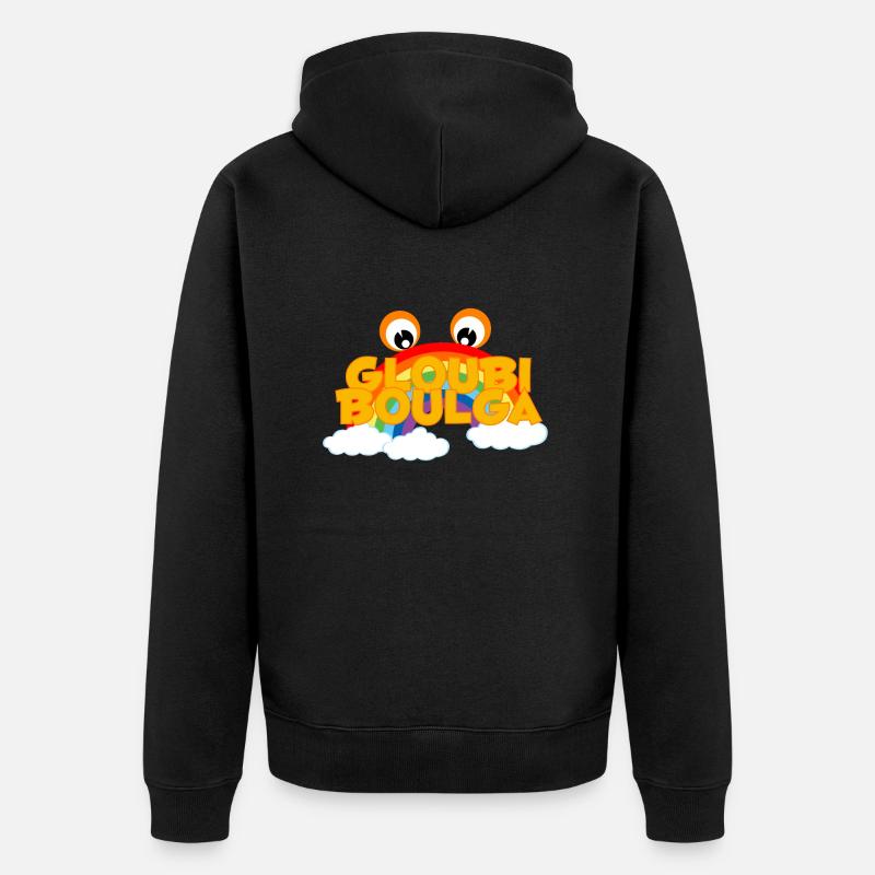 gloubiboulga - Veste à capuche bio Premium Unisexe - noir