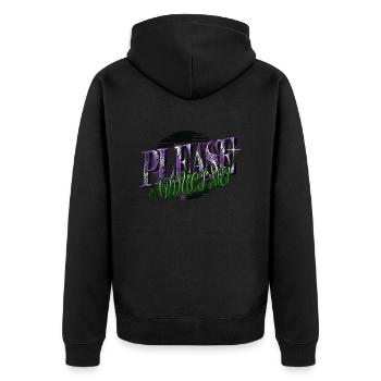 Awesome Abduction Science Fiction Humour Aliens - Veste à capuche bio Premium Unisexe - noir - Dos - Nico (187cm)