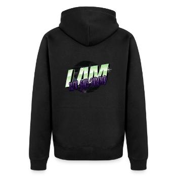 bday birthday present idea lgbtq+ awareness humor - Unisex Premium Bio Zip Hoodie - Schwarz - Hinten - Nico (187cm)