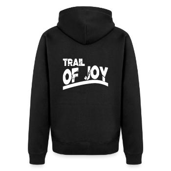 Déclaration de plaisir du vélo de cross-country - Veste à capuche bio Premium Unisexe - noir - Dos - Nico (187cm)
