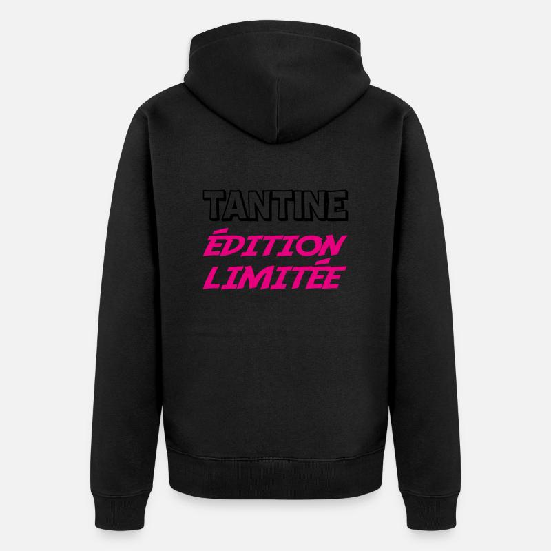 TANTINE édition limitée - Veste à capuche bio Premium Unisexe - noir