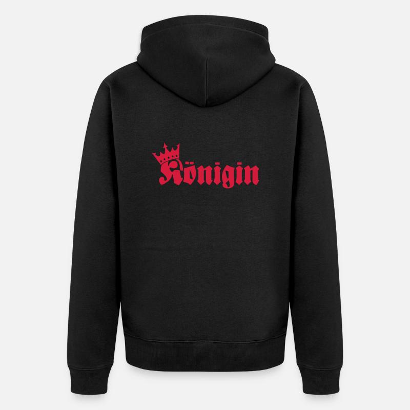 Königin - Veste à capuche bio Premium Unisexe - noir
