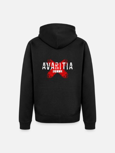 Avaritia - The stinginess - Unisex Premium Organic Zip Hoodie - black