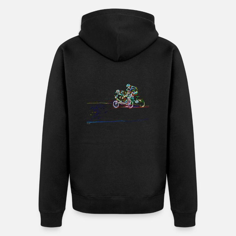 bmx - Veste à capuche bio Premium Unisexe - noir