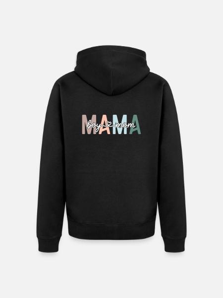 Mamma Pojke Mamma Retro Mors Dag - Ekologisk premiumluvjack unisex - svart