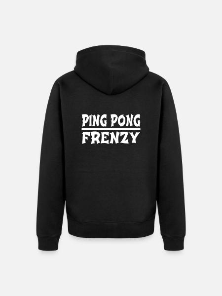 Rapid Movement Table Tennis Tournaments - Unisex Premium Organic Zip Hoodie - black