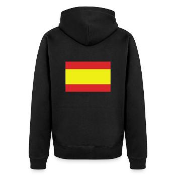 Espagne - Veste à capuche bio Premium Unisexe - noir - Dos - Nico (187cm)