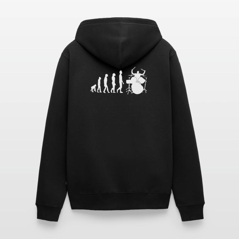 Drummer evolution Unisex Premium Organic Zip Hoodie