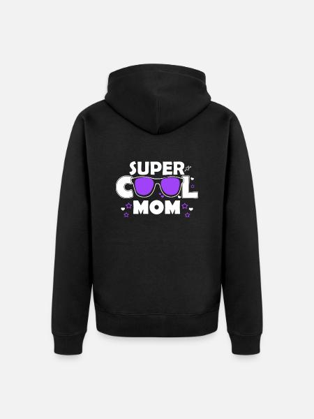 Mother - Unisex Premium Organic Zip Hoodie - black