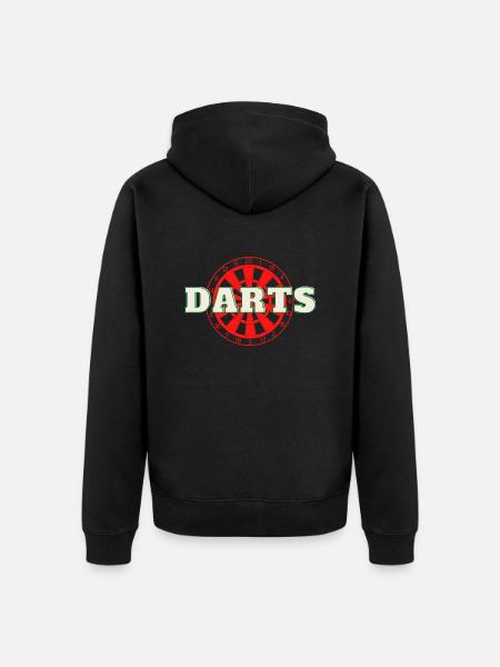180 5 - Unisex Premium Bio Zip Hoodie - Schwarz