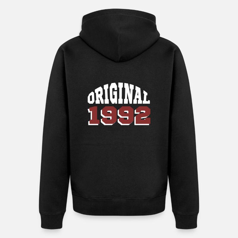 Original 1992 - Veste à capuche bio Premium Unisexe - noir