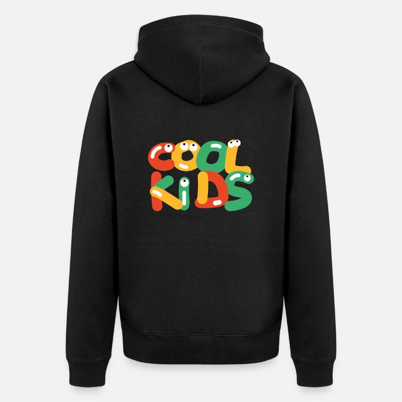 COOL KIDS - Veste à capuche bio Premium Unisexe - noir