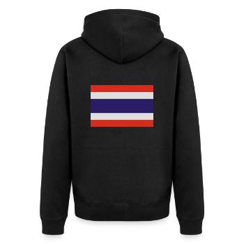 thailand - Veste à capuche bio Premium Unisexe - noir - Dos - Nico (187cm)