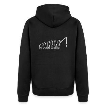 Pêche Hameçons Pêche Pêche Pêche Pêche - Veste à capuche bio Premium Unisexe - noir - Dos - Nico (187cm)