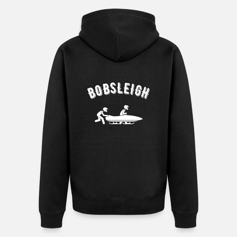 bobsleigh - Veste à capuche bio Premium Unisexe - noir
