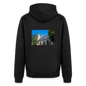 Église Saint-Jacques (St. Jakobi Kirche) Goslar - Veste à capuche bio Premium Unisexe - noir - Dos - Nico (187cm)