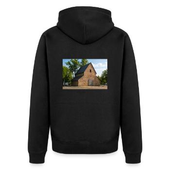 porche de Saint-Simon et Judas Goslar - Veste à capuche bio Premium Unisexe - noir - Dos - Nico (187cm)