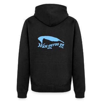 Wangerooge Tattoo - Veste à capuche bio Premium Unisexe - noir - Dos - Nico (187cm)